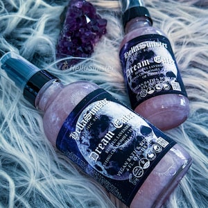 Goth Perfume Body Oil - Dream Eater - Shimmery Moisturizer with Lavender, Chamomile & Vanilla - Indie Scented Body Oil - Vegan Cruelty Free