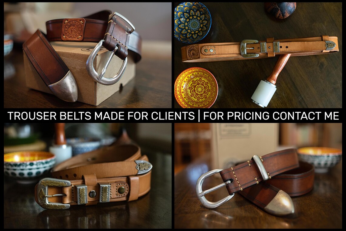 Gun Belts, Handmade Natural Leather, Western Gun Belt, Various Styles ...
