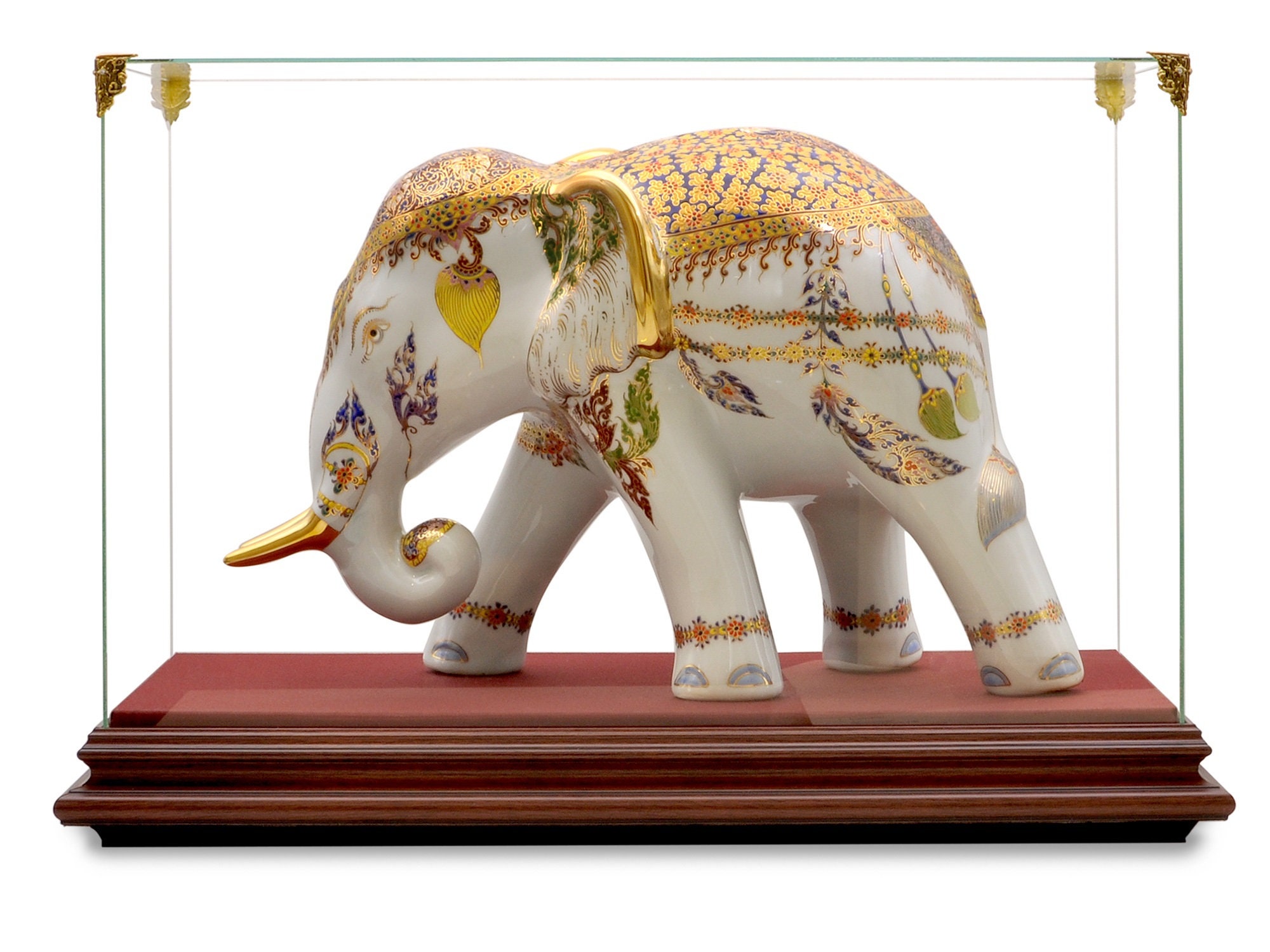 THAI ELEPHANT STATUE Elephant Home Décor Elephant Figurine Etsy