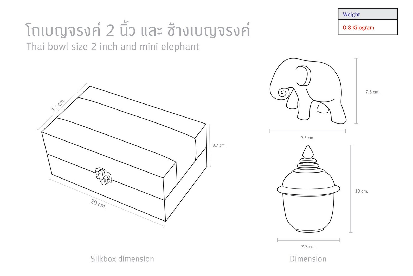 THAI ELEPHANT STATUE Elephant Home Décor Elephant Figurine Etsy