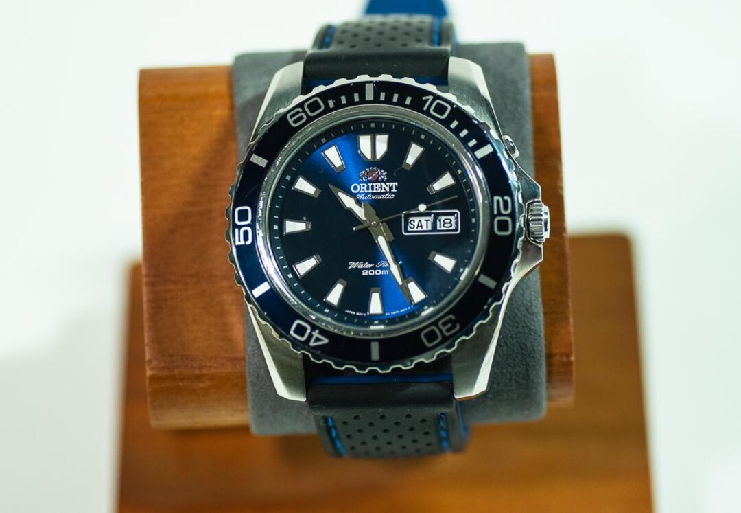 ORIENT EM75-C1-CA Automatic Mako Men\'s Wrist Watch Blue Dial Day Date Diver ORIENT EM75-C1-CA Automatic Mako Men main image 2