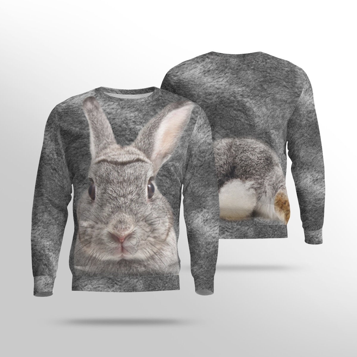 Rabbit bunny sweatshirt sweater high quality winter gift new | Etsy