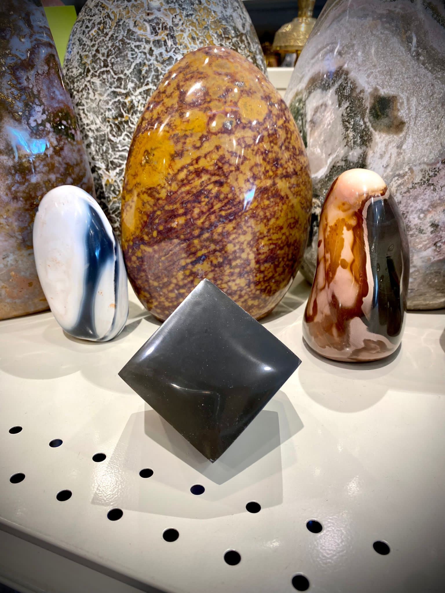 オーシャンジャスパー スクエア型キューブロック ヨガ ヒーリング