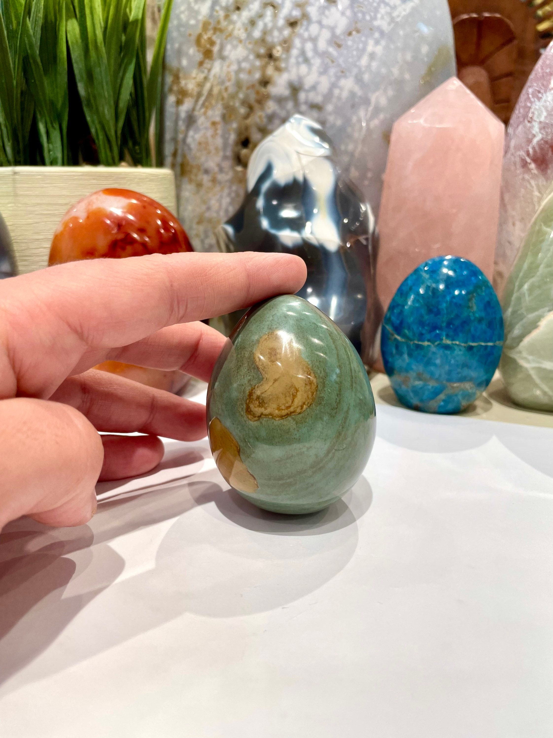 ポリクローム オーシャンジャスパー エッグ ポリクローム オーシャンジャスパー エッグ