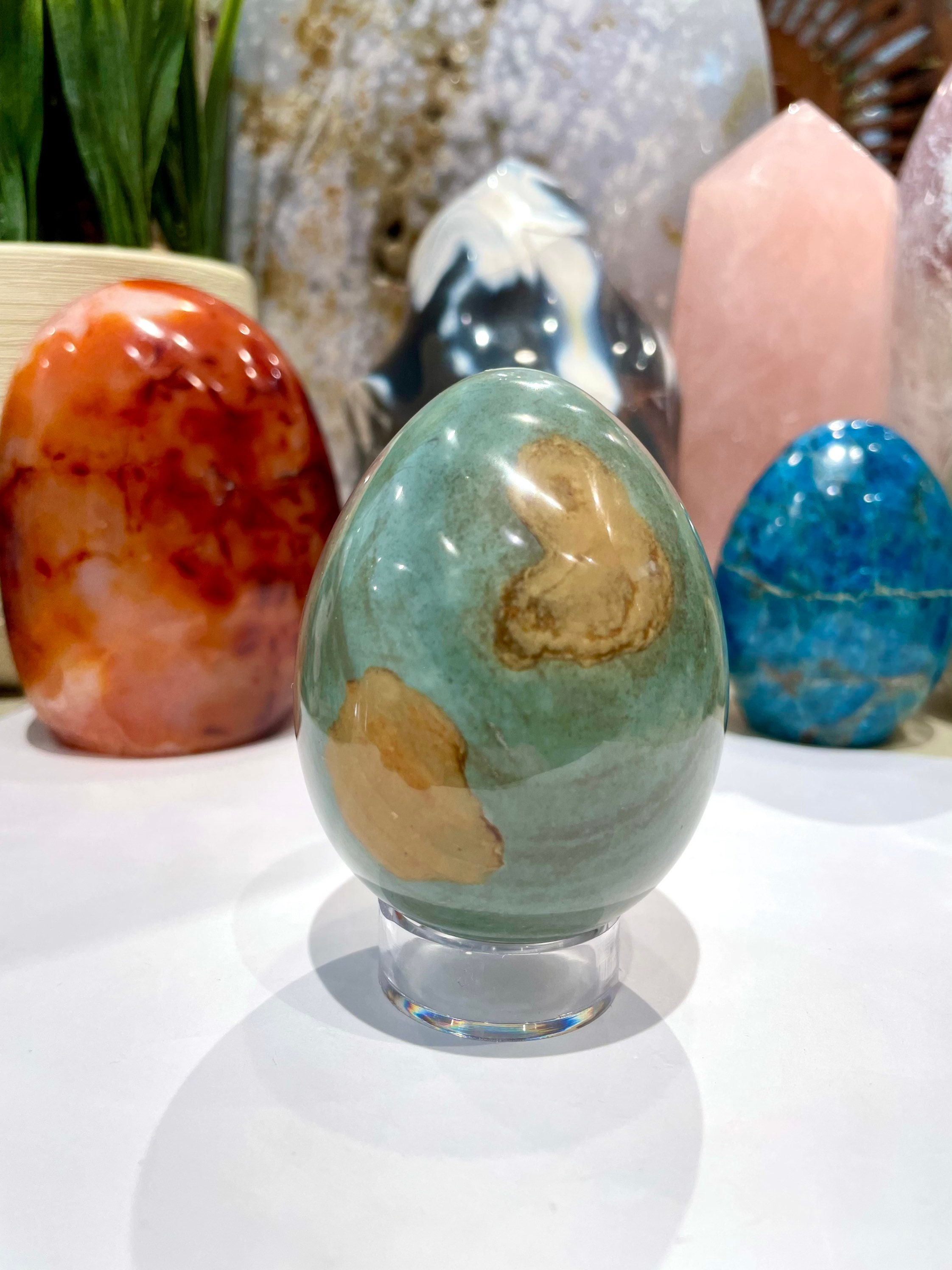 オーシャンジャスパー ポリクローム エッグ ポリクローム オーシャン