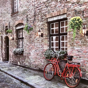 Amsterdam Street Painting Light-Up Print Wall Art 24”x 16”