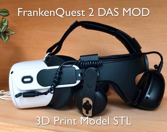 FrankenQuest DAS Adapter Digital 3D Model STL Files Only Made For Oculus  Quest OQ2 Adapter Mod Kit Printable STL Files