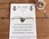 Be Strong Wish Bracelet You 39 ve Got This Wish Bracelet Inspirational Gift Bracelet Encouragement Wish Bracelet Stocking Filler Small Gift