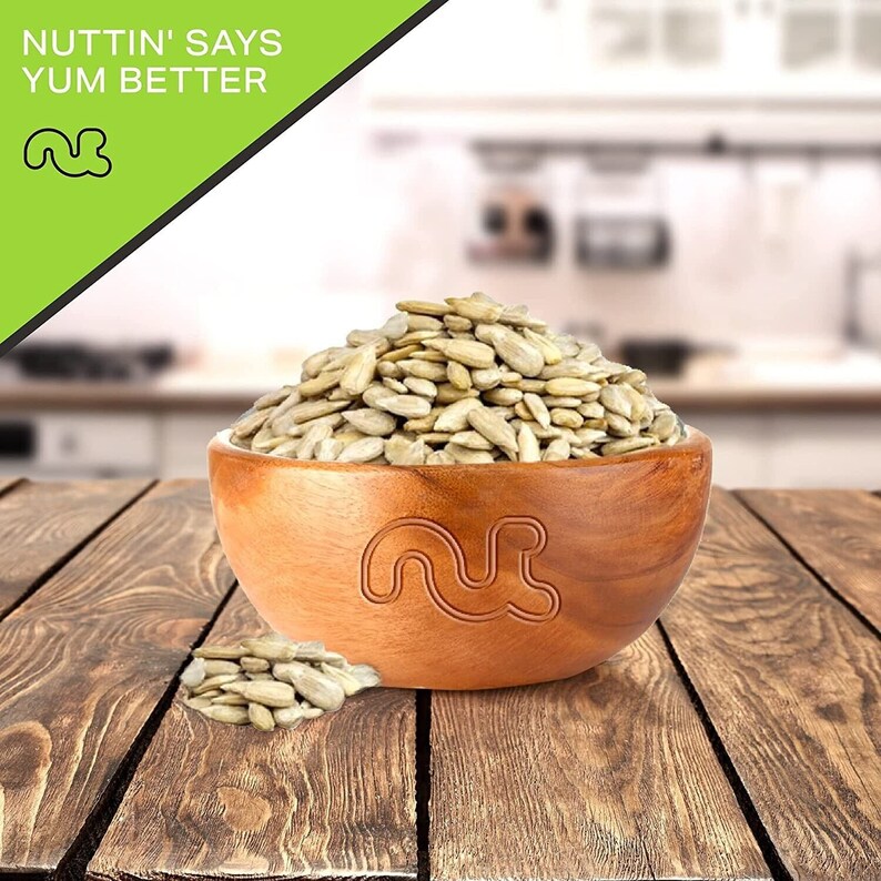 Roasted Salted Sunflower Seeds No Shell Hulled Kernels 48oz Etsy