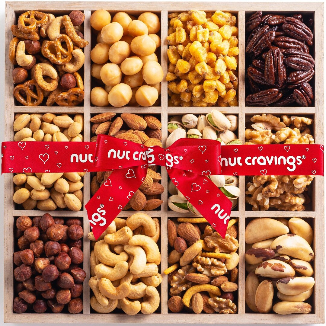 NUT CRAVINGS Gourmet Collection - Holiday Christmas Mixed Nuts Gift ...