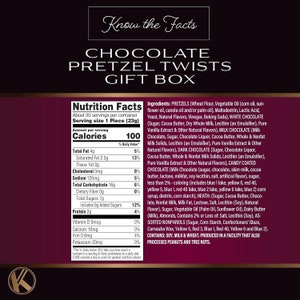 Dark Milk Chocolate Covered Pretzel Gift Basket Assorted Sweet Treats Candy Toppings Birthday Gift. image 5