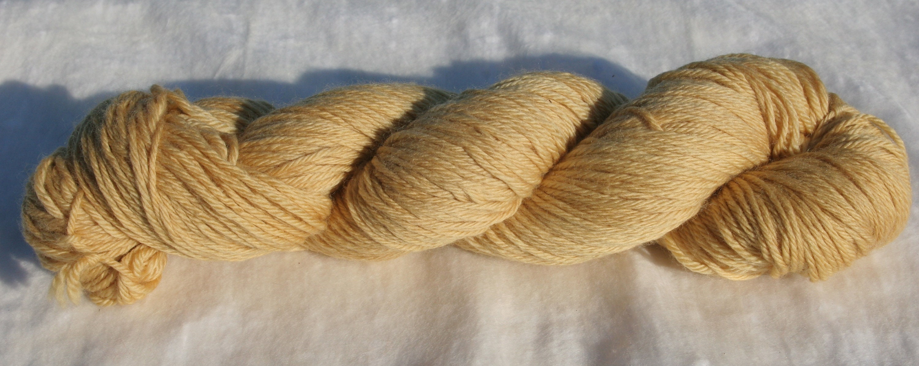 yellow double knitting wool