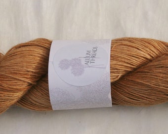 Ginger bamboo linen 4 ply  yarn