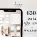 650+ iOS 14/15 App Icons / Cover / Widget / Homescreen - aesthetic XXL Bundle + Wallpaper - Beige/Neutral colors for Android & iPhone 