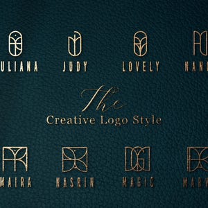 Design de logotipo - Estilo geométrico criativo | Licença pessoal