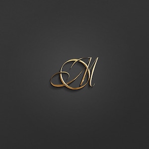 O & M - Diseño de logotipo con letras | Descarga instantánea | Logotipo prediseñado | Logotipo de boda | Logotipo de pareja