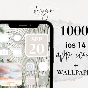 650 Ios 14 App Icons Cover Widget Homescreen Etsy