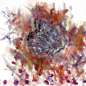 Butterfly on Fire - Notizkarte