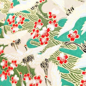 GRN035 - Origami Papier , Washi Chiyogami oder Yuzen Bogen 15cm Bogen/ 6 inch