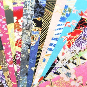 14cm x 14cm Limitierte Mischpackung - Washi Chiyogami oder Yuzen Blatt 14cm