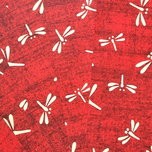 RED024 | Rote Libelle Origami Papier, Washi Chiyogami oder Yuzen Bogen 15cm Bogen/ 6 inch