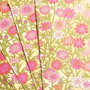 TAN008 - Feuille de papier origami, Washi Chiyogami ou Yuzen Feuille de 15 cm/6 pouces