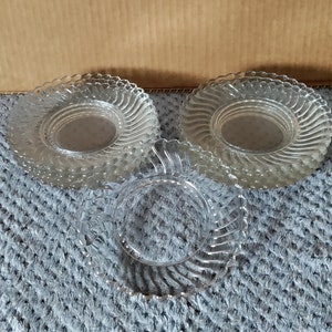 Set of 11 ~ Fostoria Clear Crystal Colony 6&quot; Bread Butter/Dessert Plates