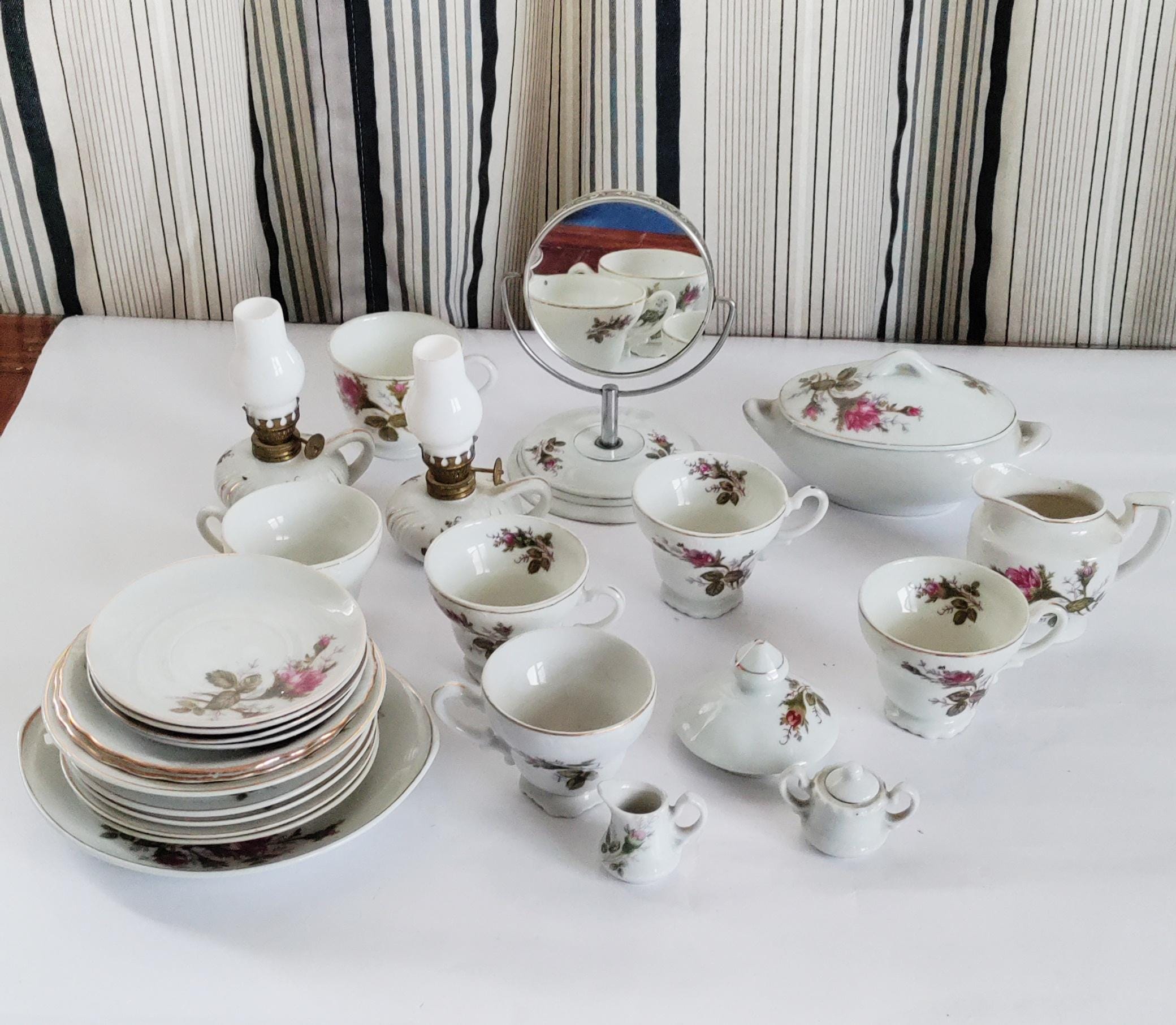 Vintage Roses China Set - Etsy