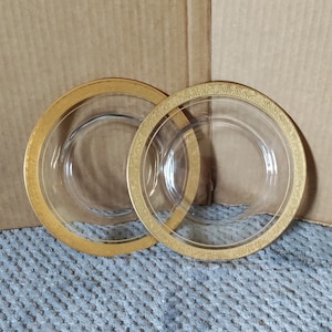 Tiffin Franziskaner Glas Rambler Rose Set mit 2 Salattellern
