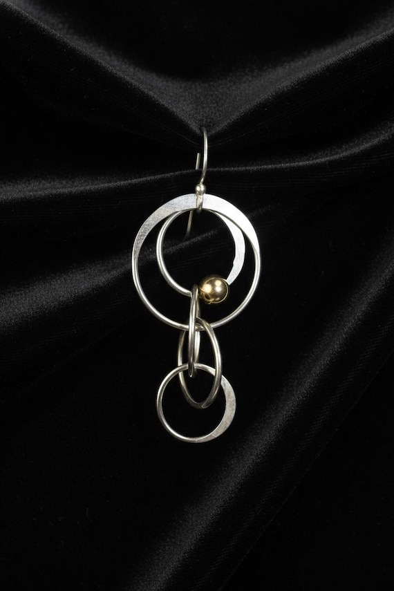 Multi Hoop Earrings Hoop Handcrafted Artisan Liz … - image 7