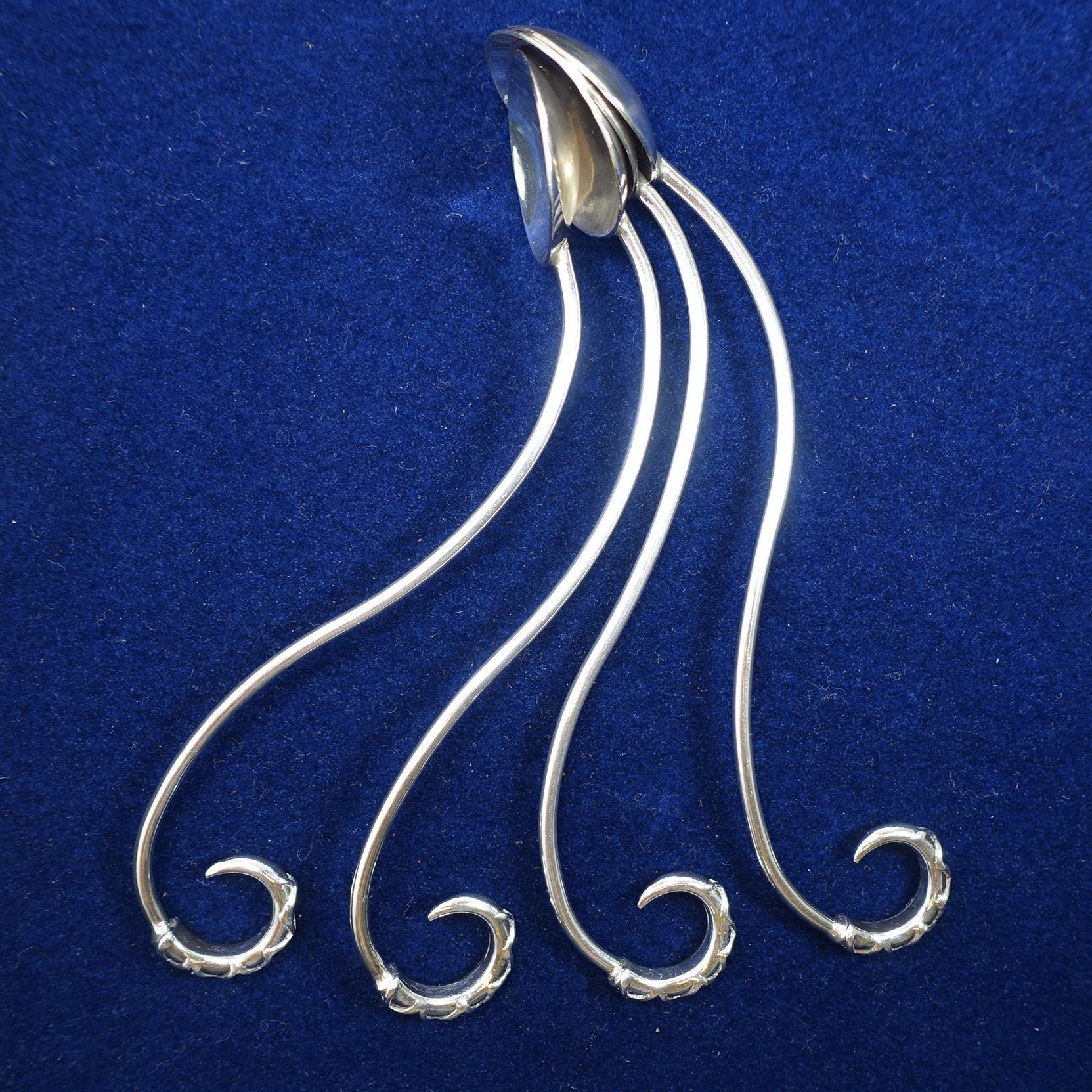 Set of 4 Sugar Spoons Sterling Silver Handcrafted by Joy Etsy