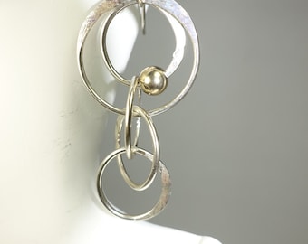 Multi Hoop Earrings Hoop Handcrafted Artisan Liz McCormack