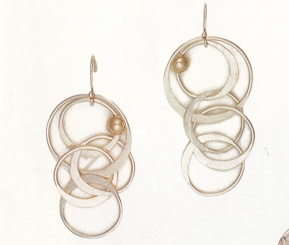 Multi Hoop Earrings Hoop Handcrafted Artisan Liz … - image 3