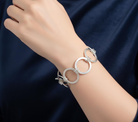 Multi Hoop Earrings Hoop Handcrafted Artisan Liz … - image 9