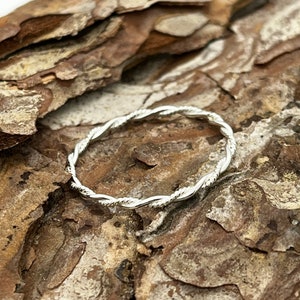 Silver Twist Ring | Twist Ring | Twisted Silver Ring | Twister Silver Ring
