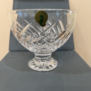 Waterford Crystal Wave 13 cm 5 Pedestal Bowl Giftware Made in Ireland New In Box