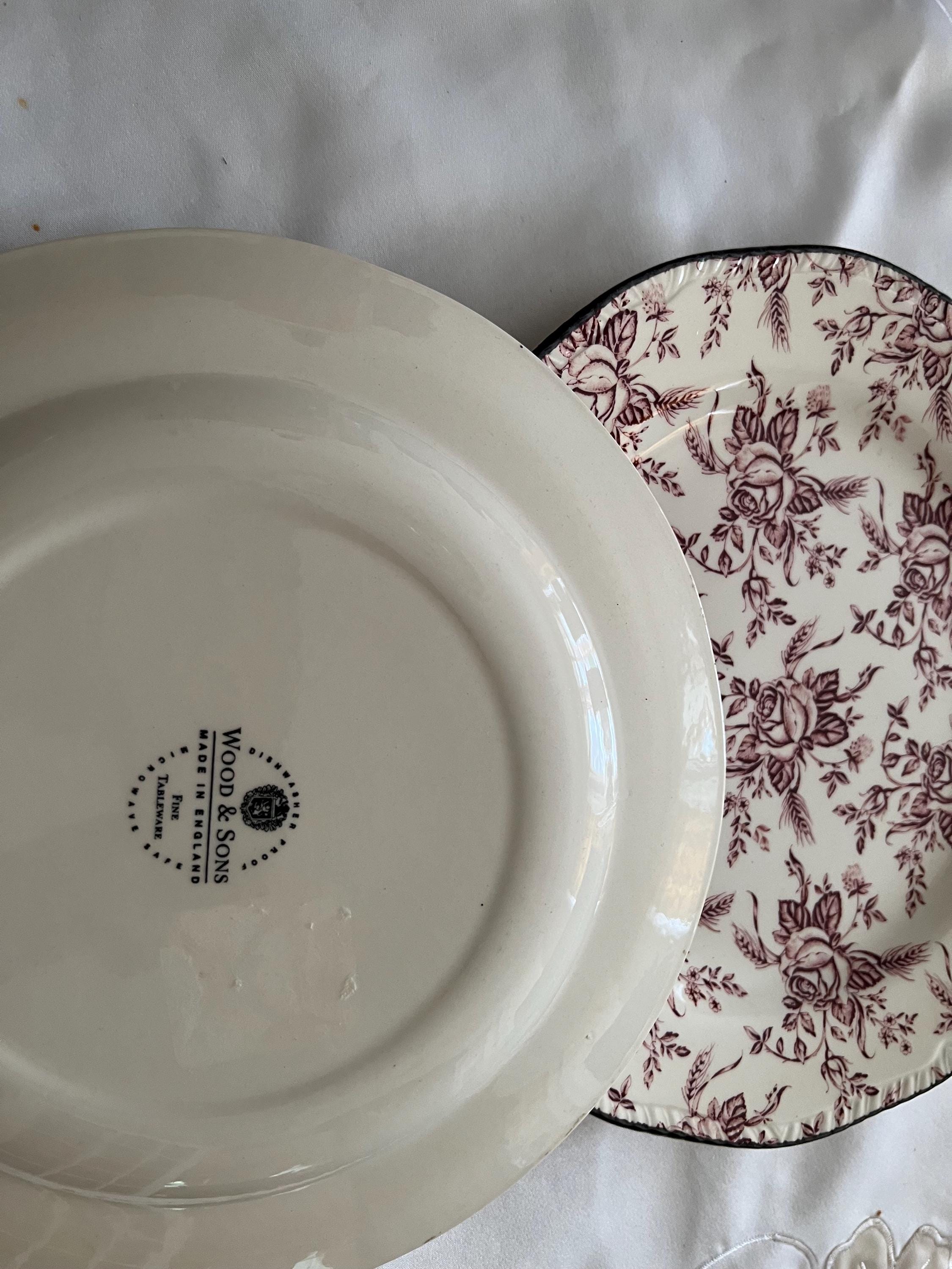 美品】WOOD&SONS ウエストミンスター ディナー皿 5枚 Wood sons