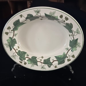 Wedgwood Of Etruria And Barlaston Napoleon Ivy  By Napoleon At St. Helena Oval Vegetable Bowl Made In England