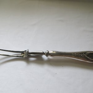 Victorian Beads by Carrs 1 Silver Plated EPNS Carving Fork  New