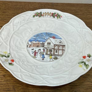 1990 Donegal Parian China Christmas Plate