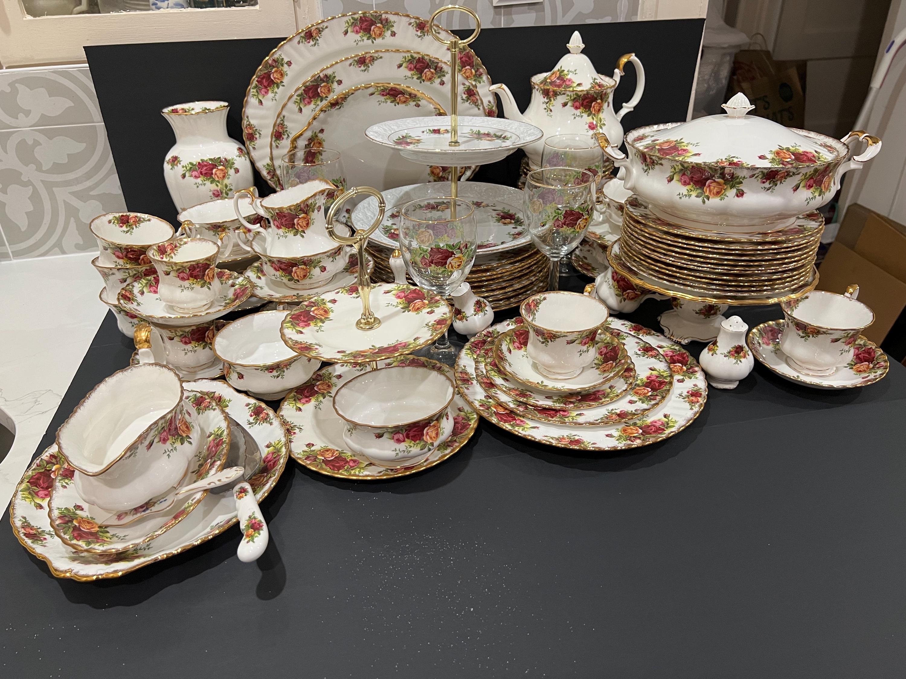 1960s Dinnerware With Roses - Etsy