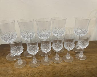 Cristal D'Arques-Durand Gläser Barware Ancenis Muster