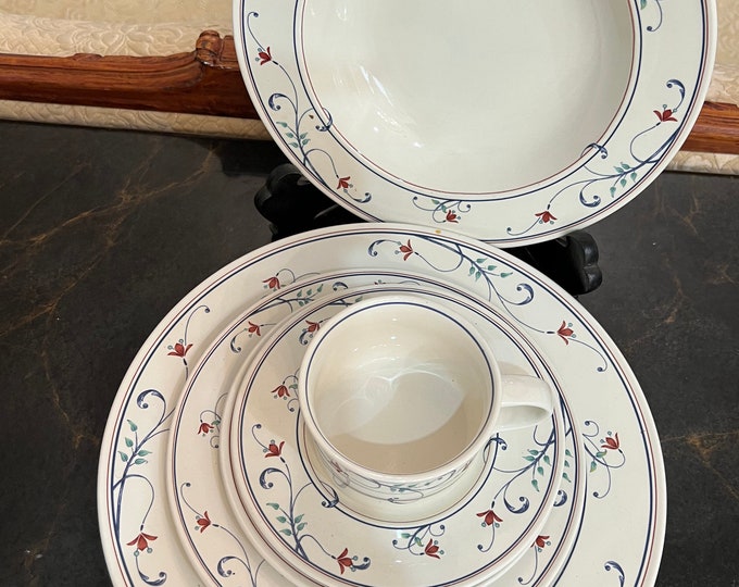 Mikasa Intaglio CAC20 6 Pc Dinnerware Set Etsy