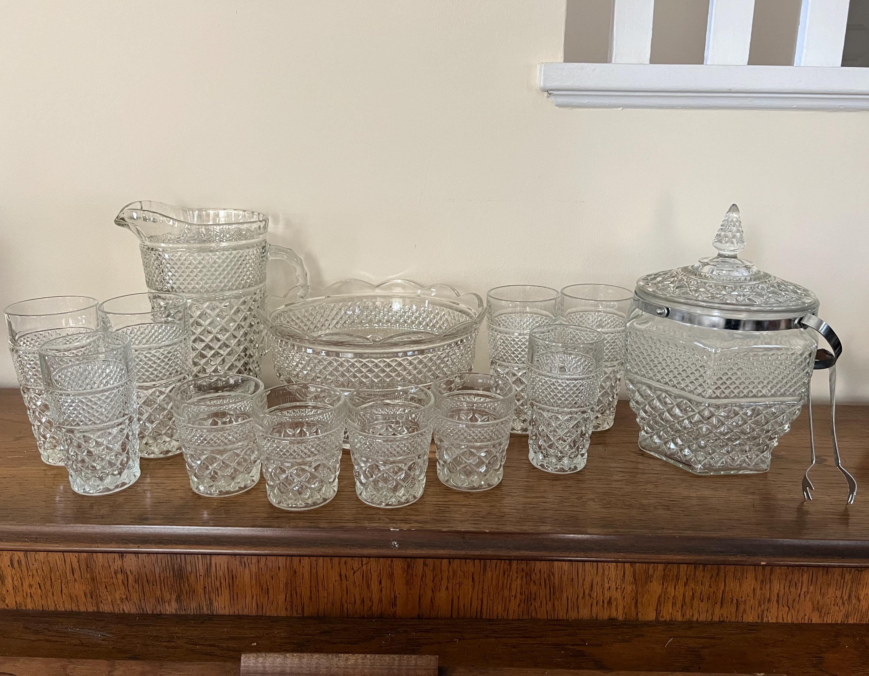 ヴィンテージ アンカーホッキング ウェックスフォード パターン