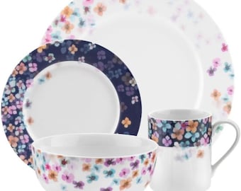 Mittsommer-Muster von Spode Home 16-teiliges Set für 4