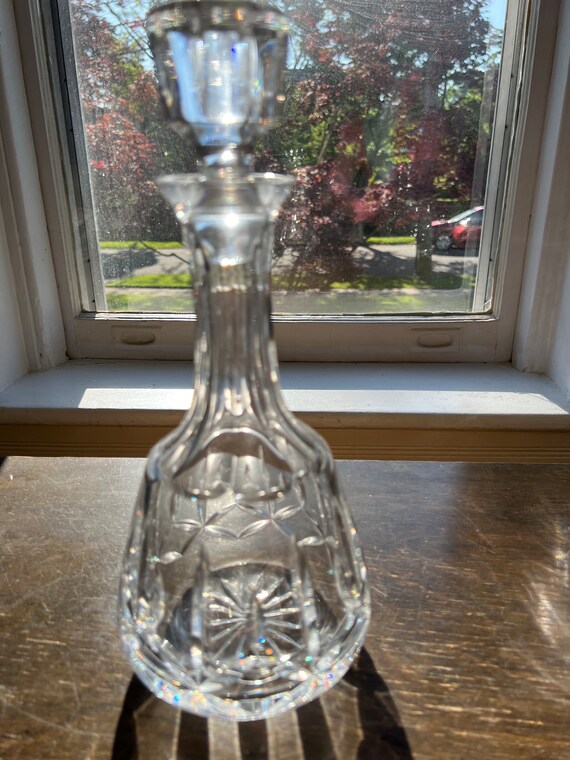 Atlantis Crystal Clear Cut Decanter 11.3