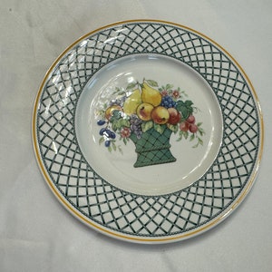 Villeroy And Boch Talerz obiadowy "Koszyk owoców" 27 cm - Porcelana Vitro Nieużywany