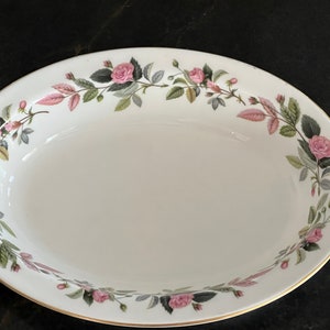 Wedgwood Hathaway Rose Offene Ovale Gemüseschale
