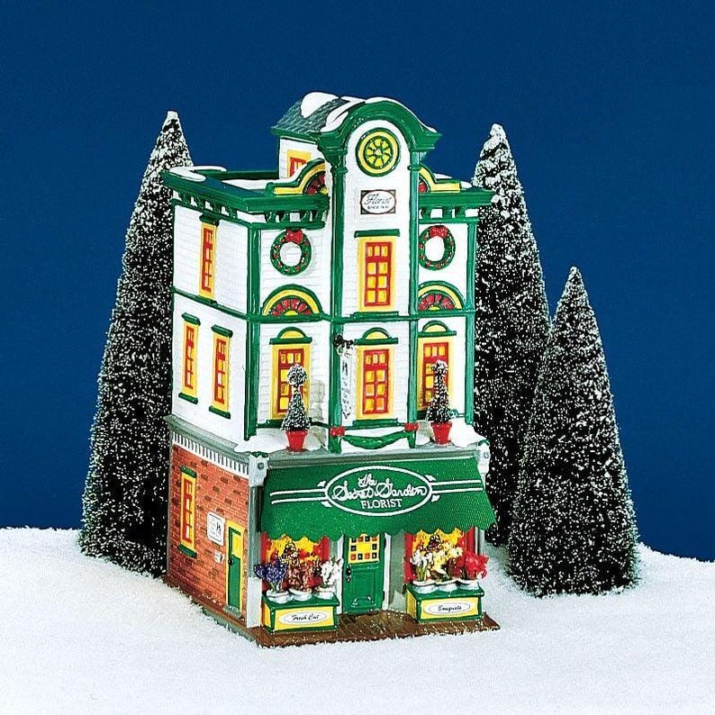 Department 56 Snow Village Secret Garden Florist - Thumbnail 3