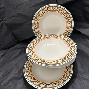 Mikasa Intaglio CAC92 SanRemo Soup Bowls Set Of 4